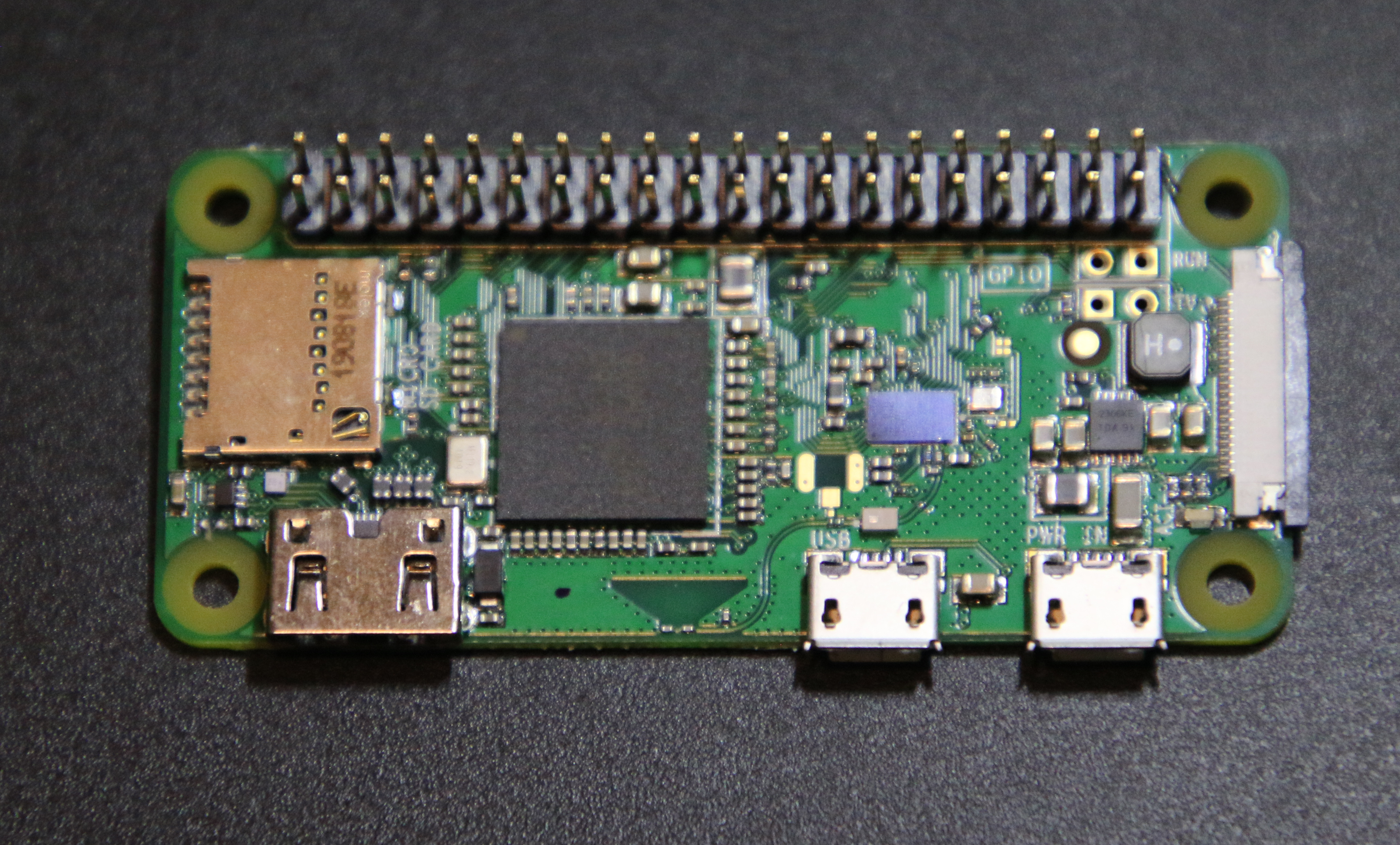 Raspberry Pi Zero board for DIY electronics and maker projects